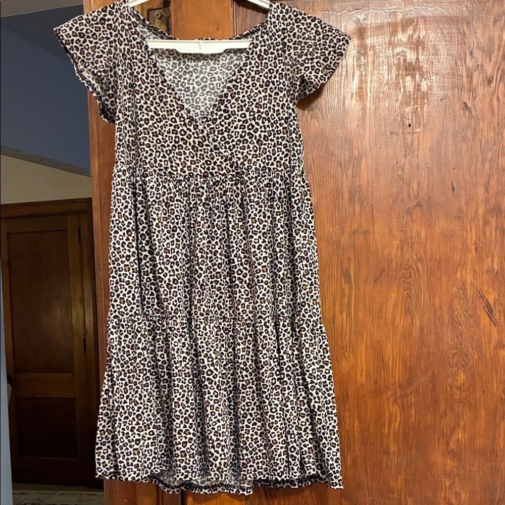 Jessica Simpson Kids Dress in Leopard Print